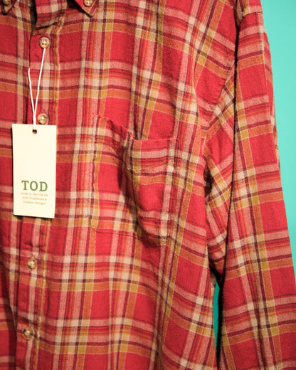 【XL/残り１点】【TOD ONLINE】SIR PENDELTON, WOOL SHIRT