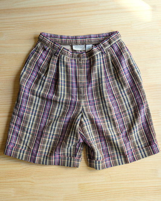 【W26～28 / 残り１点】【TOD ONLINE 】90-00s Check Shorts