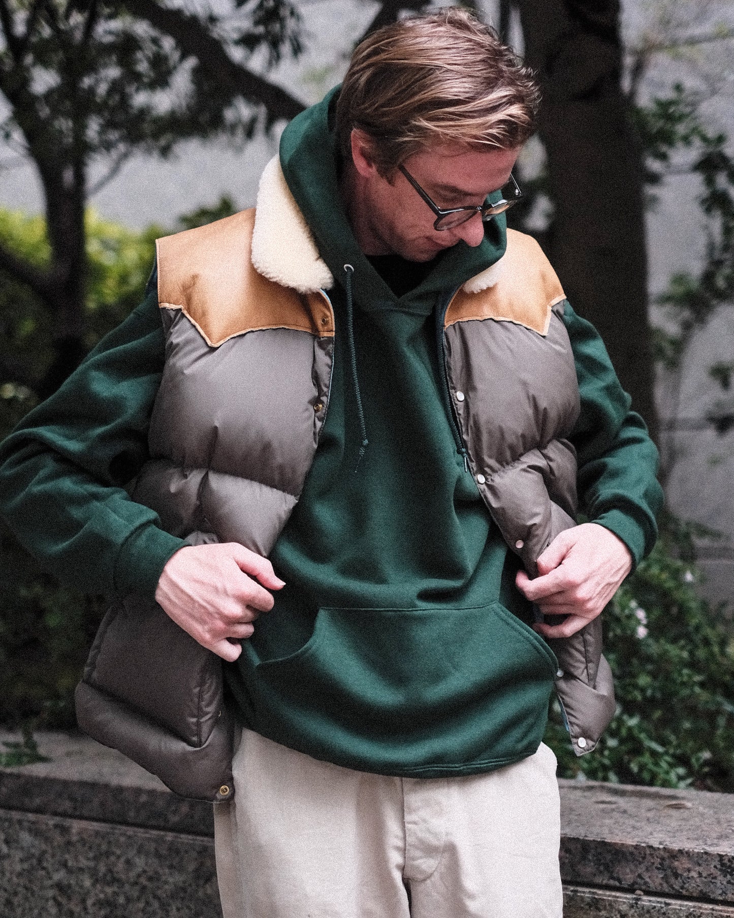 【TOD EXCLUSIVE】 ROCKY MOUNTAIN FEATHERBED , CHRISTY VEST NYLON