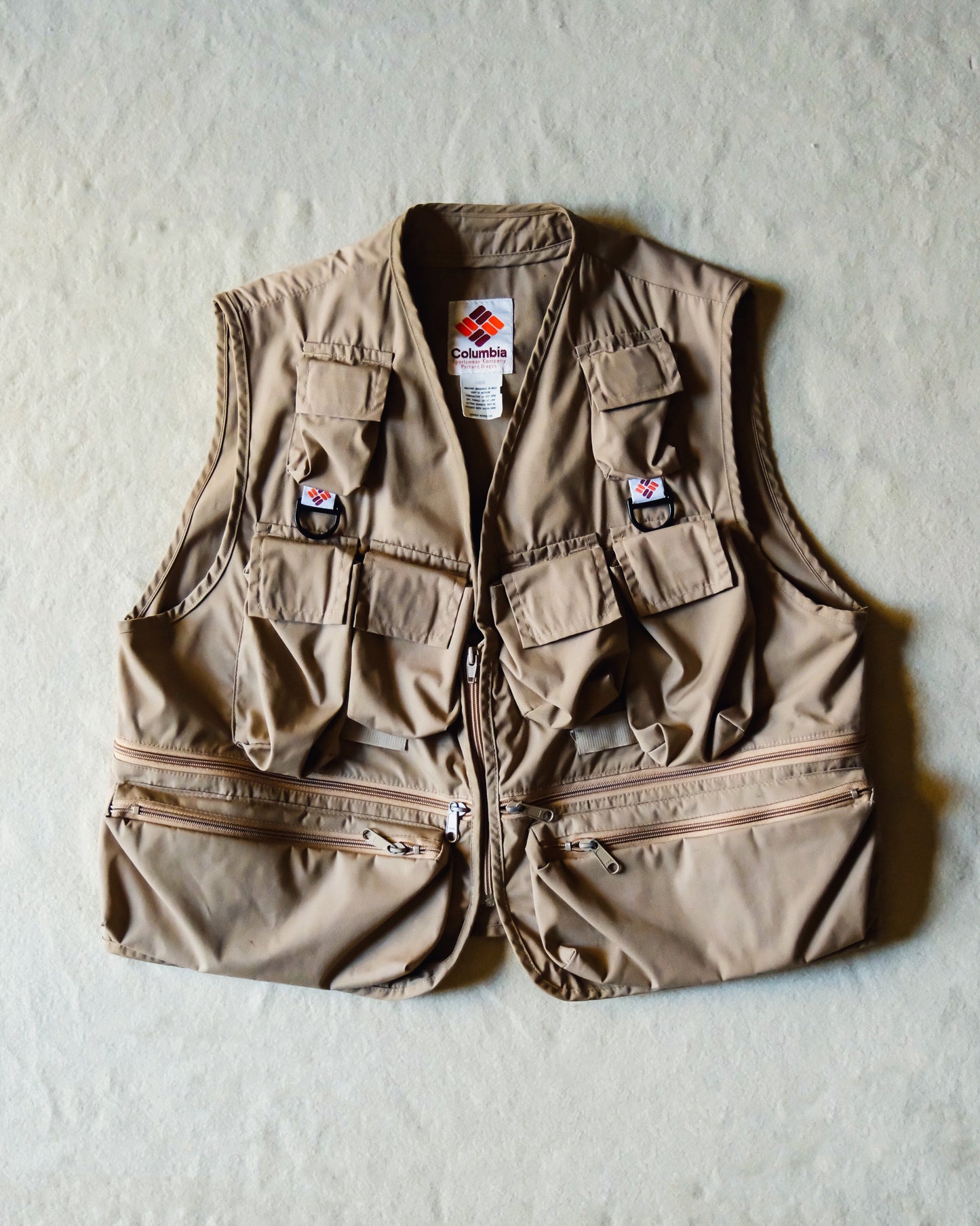 【L/残り１点】【TOD ONLINE】 80s COLUMBIA, PHOTOGRAPHERS VEST