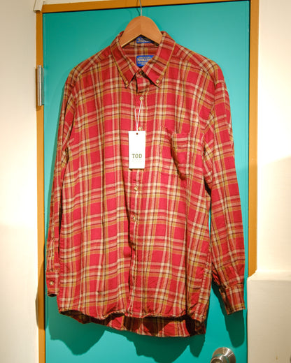 【XL/残り１点】【TOD ONLINE】SIR PENDELTON, WOOL SHIRT