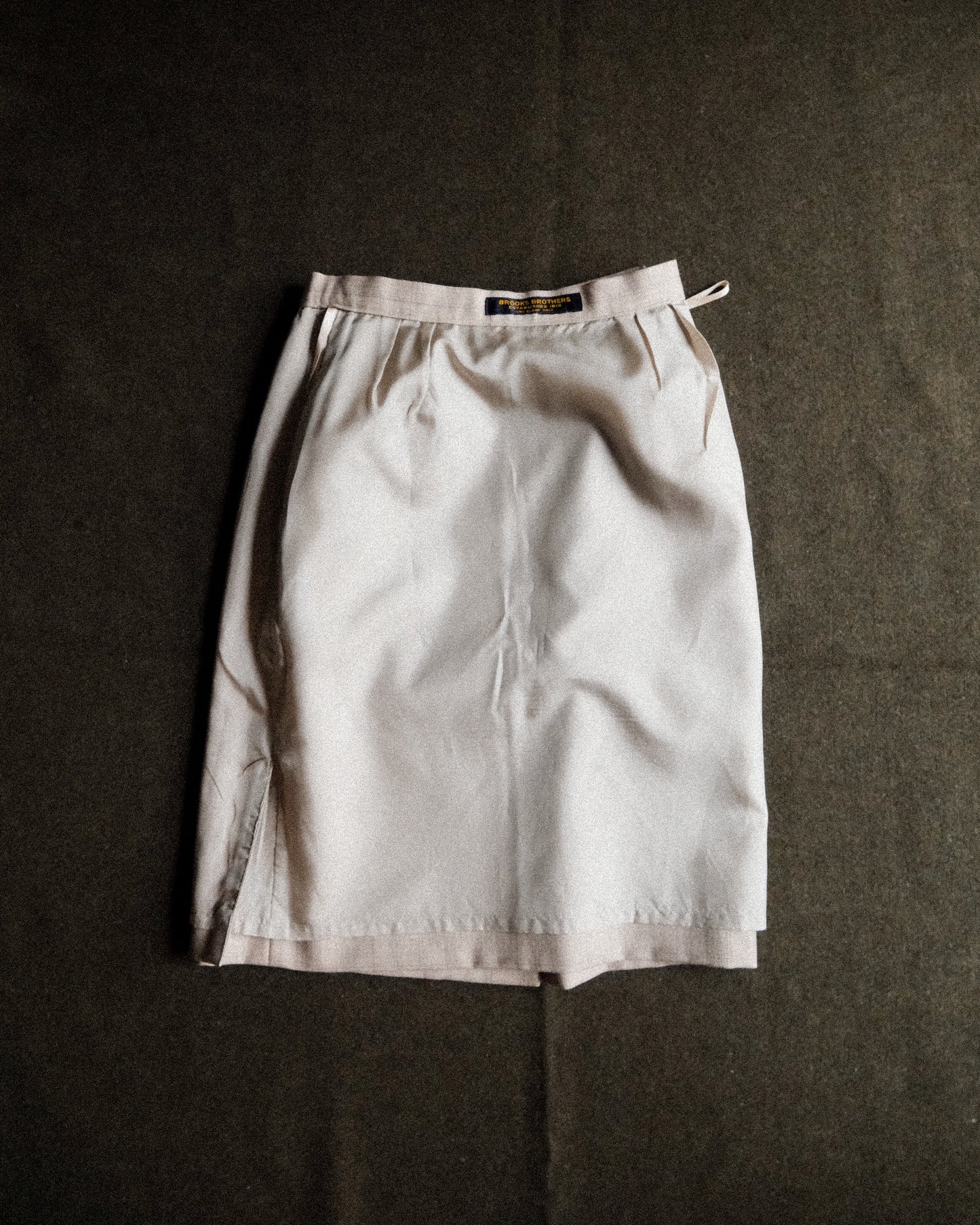 【WOMENS/残り１点】【TOD】90s BrooksBrothers Wool Skirt