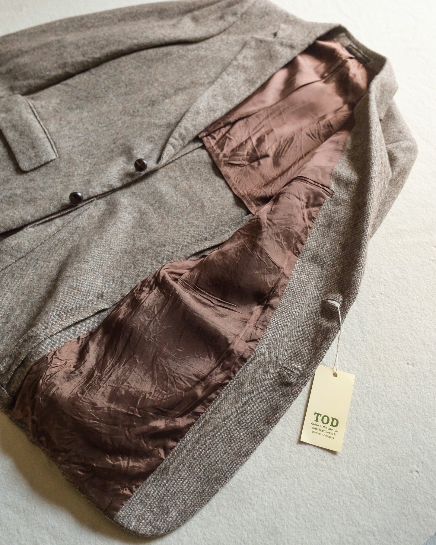 【M/残り１点】【TOD ONLINE】US TWEED JACKET