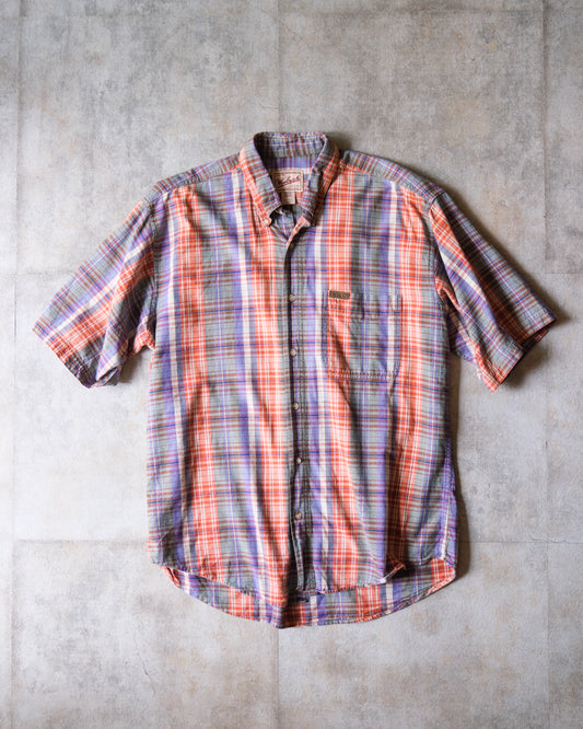 【TOD OUTDOOR ARCHIVES】90S WOOLRICH MADRAS CHECK BD SHIRT