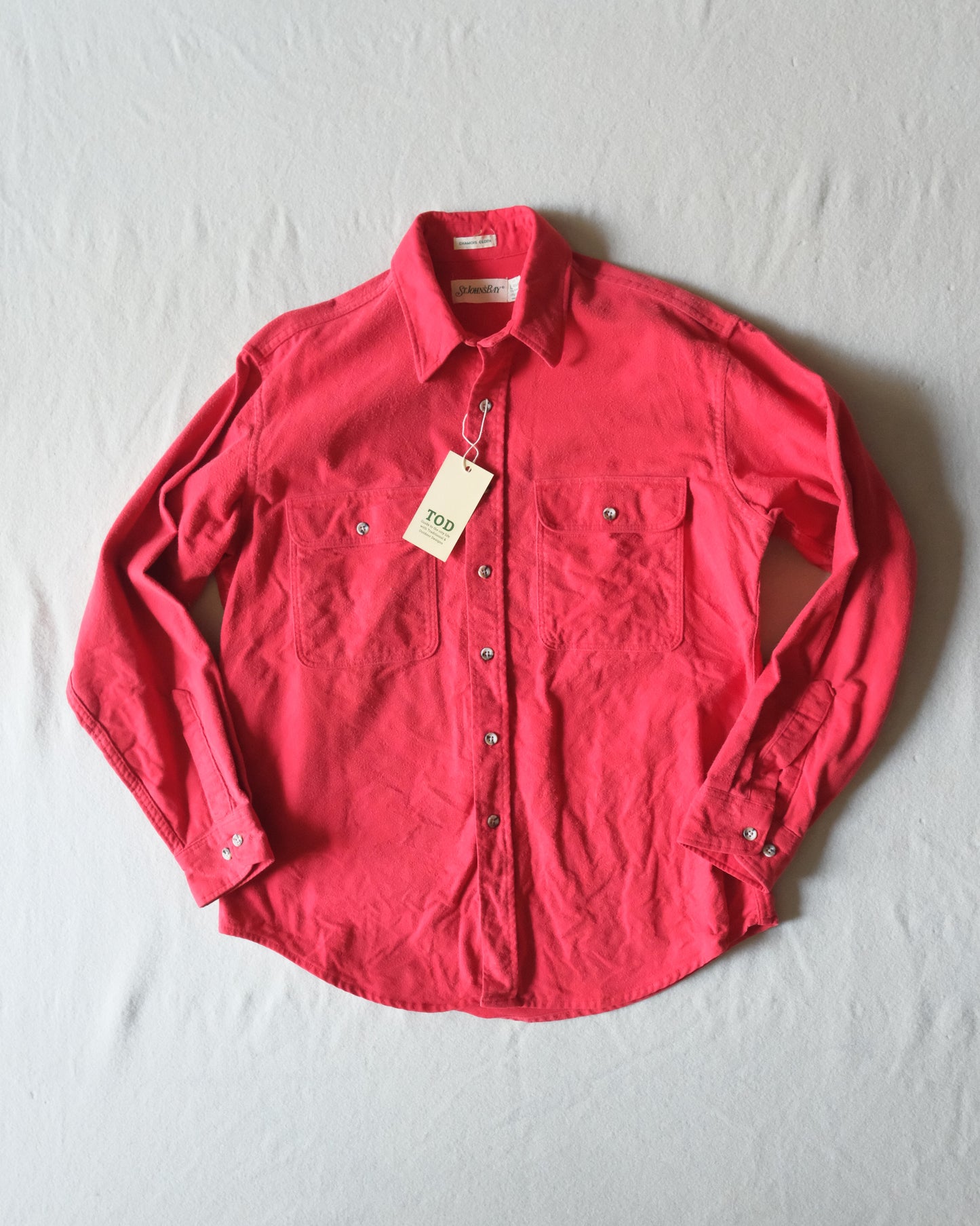 【L/残り１点】【TOD ONLINE】ST JOHN'S BAY, CHAMOIS SHIRT