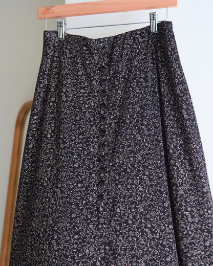 【TOD LADIESWEAR ARCHIVES】90s Flower Print Skirt