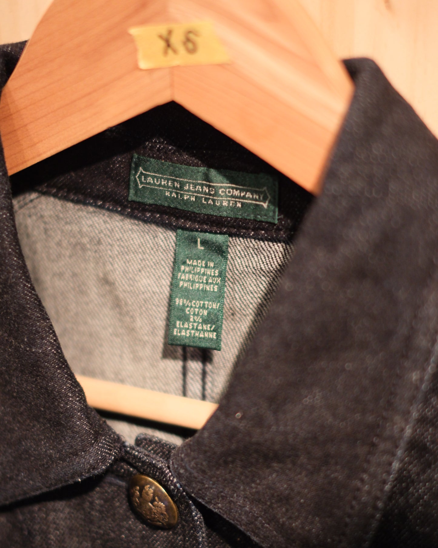 【WS】【残り１点】【TOD】90s LAUREN JEANS COMPANY COVERALL DENIM