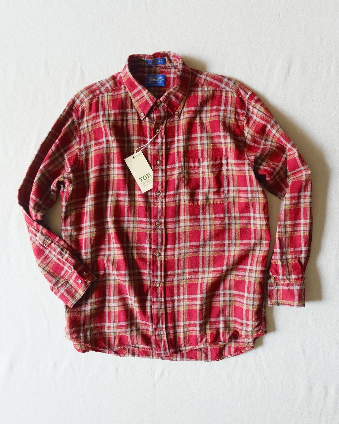 【XL/残り１点】【TOD ONLINE】SIR PENDELTON, WOOL SHIRT