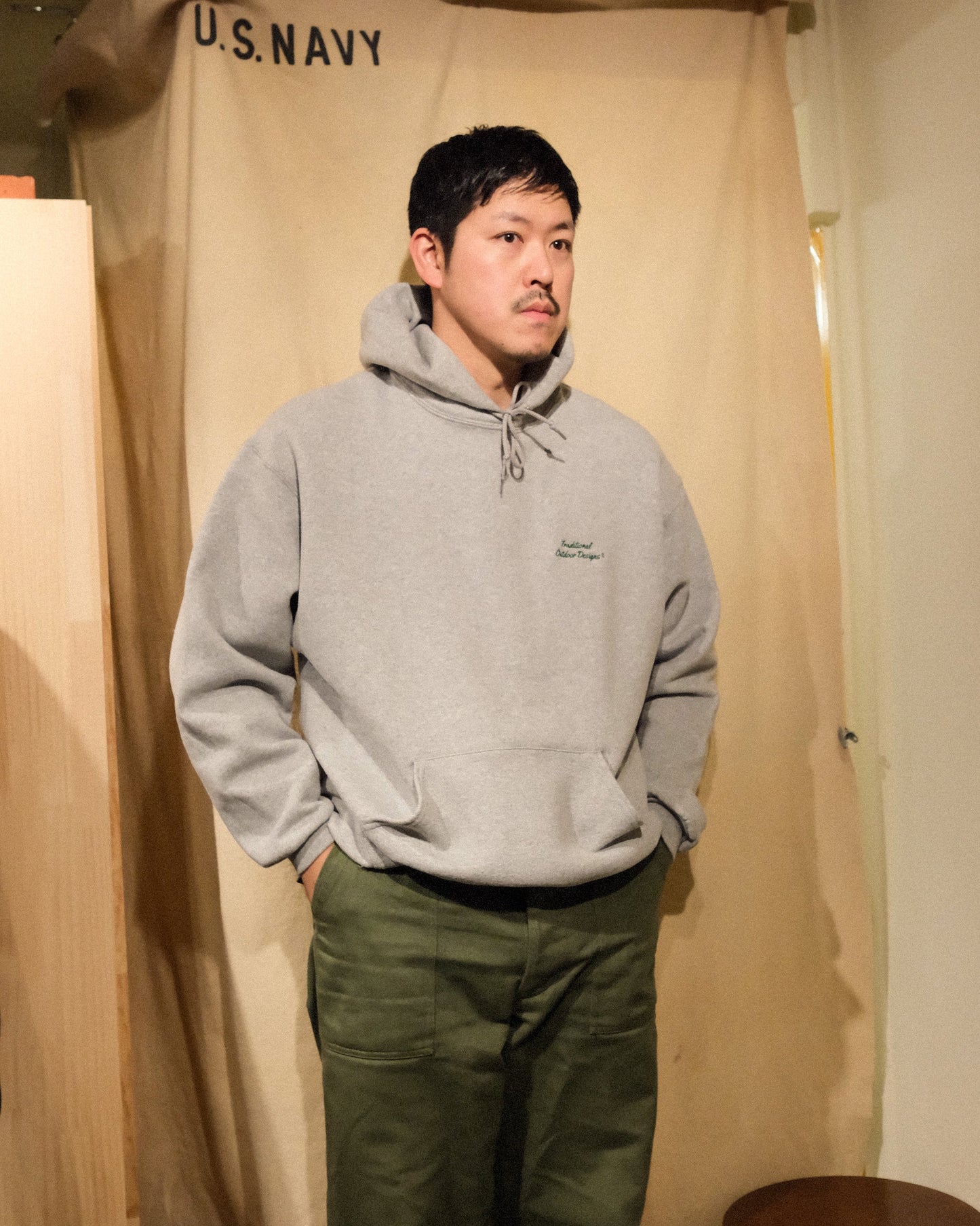 【Traditional Outdoor Designs®】TOD ATHLETIC HOODIE,GREY