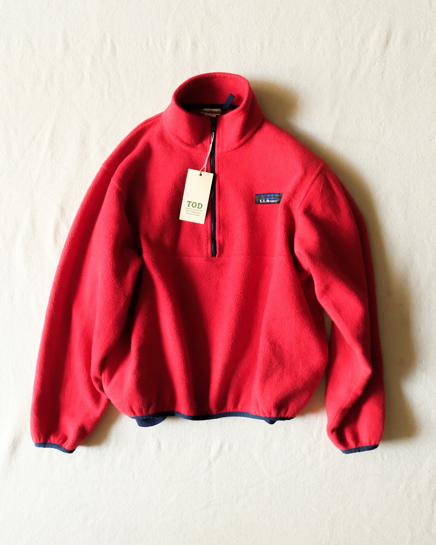 【WS-M/残り１点】【TOD ONLINE】90S LL BEAN FLEECE PULLOVER