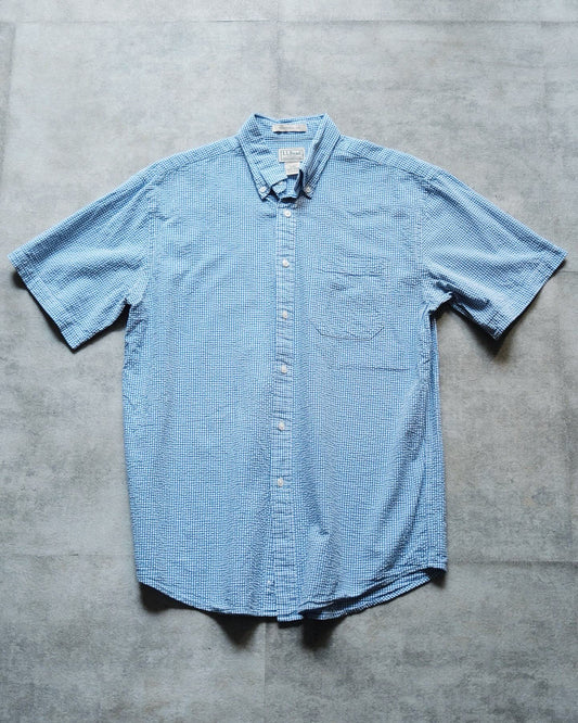 【TOD OUTDOORWEAR ARCHIVES】00S LL BEAN, BD SHIRT SS, GINGHAM CHECK