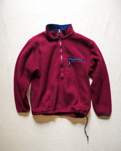 【M/残り１点】【TOD】90S LL BEAN, MOUNTAIN PILEFLEECE ZIP PULLOVER