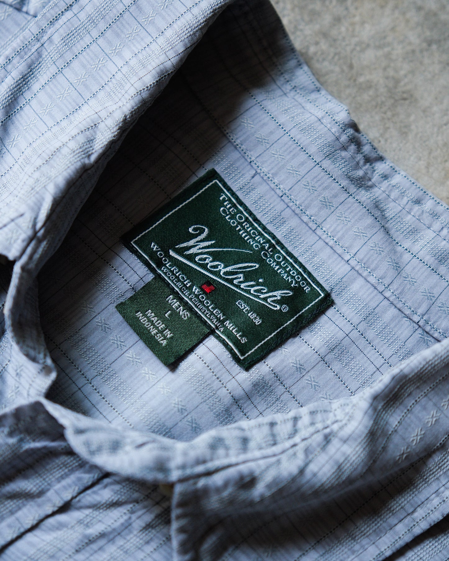 【TOD OUTDOOR ARCHIVES】90-00S WOOLRICH SHORT SLEEVE SHIRT