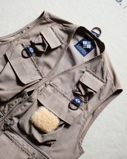 【M相当/残り１点】【TOD】80s COLUMBIA MULTI POCKET FISHING VEST