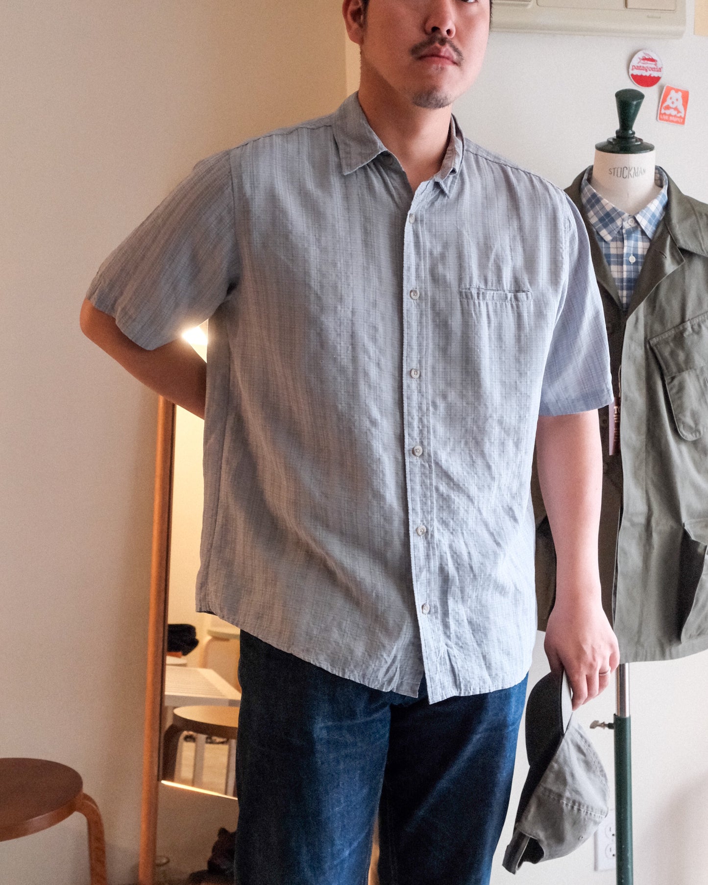 【TOD OUTDOOR ARCHIVES】90-00S WOOLRICH SHORT SLEEVE SHIRT