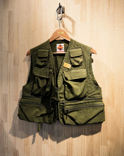 【S相当/残り１点】【TOD】80s COLUMBIA MULTI POCKET FISHING VEST