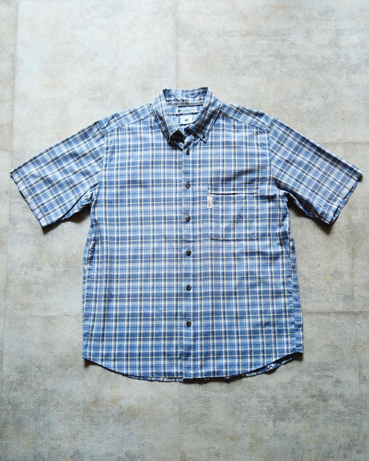 【TOD OUTDOORWEAR ARCHIVES】00S COLUMBIA , BD SHIRT SS, CHECK