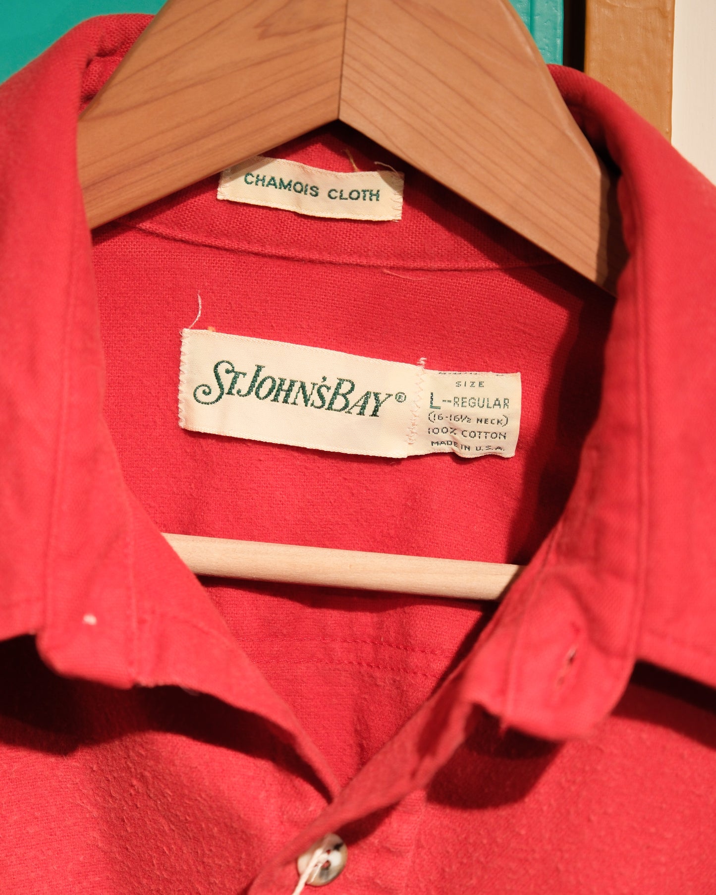 【L/残り１点】【TOD ONLINE】ST JOHN'S BAY, CHAMOIS SHIRT