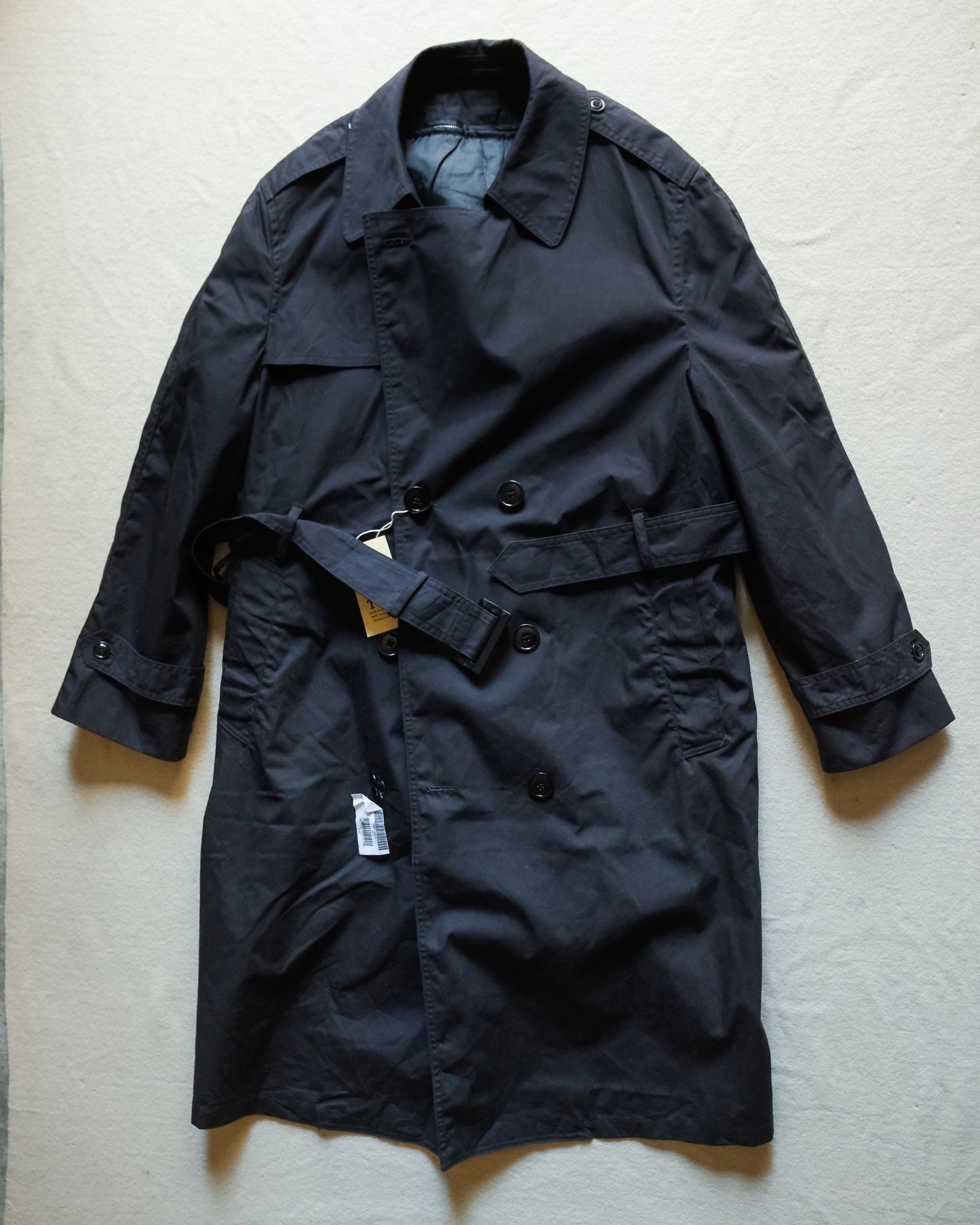 【44S/残り１点】【TOD ONLINE】U.S.NAVY ALL WEATHER TRENCH COAT DEADSTOCK