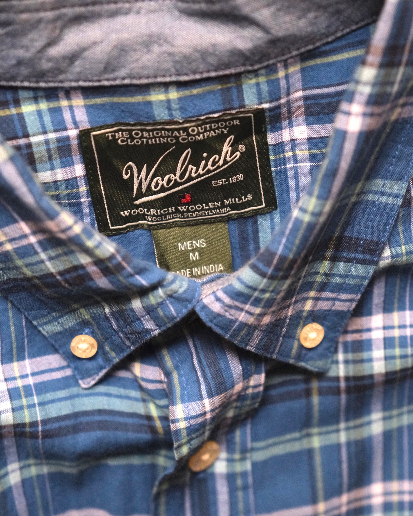 【TOD OUTDOORWEAR ARCHIVES】00S WOOLRICH  SHORT SLEEVE BD SHIRT