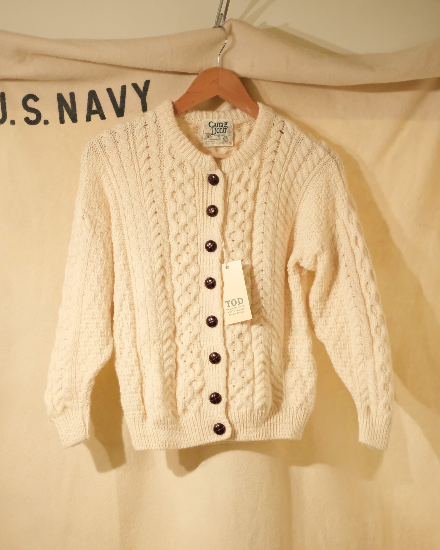 【TOD】【 WOMENS 】CARRAIG DONN, ALAN CARDIGAN