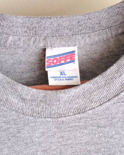 【TOD OUTDOORWEAR ARCHIVES】90S SOFFE, NAVY LOGO TEE