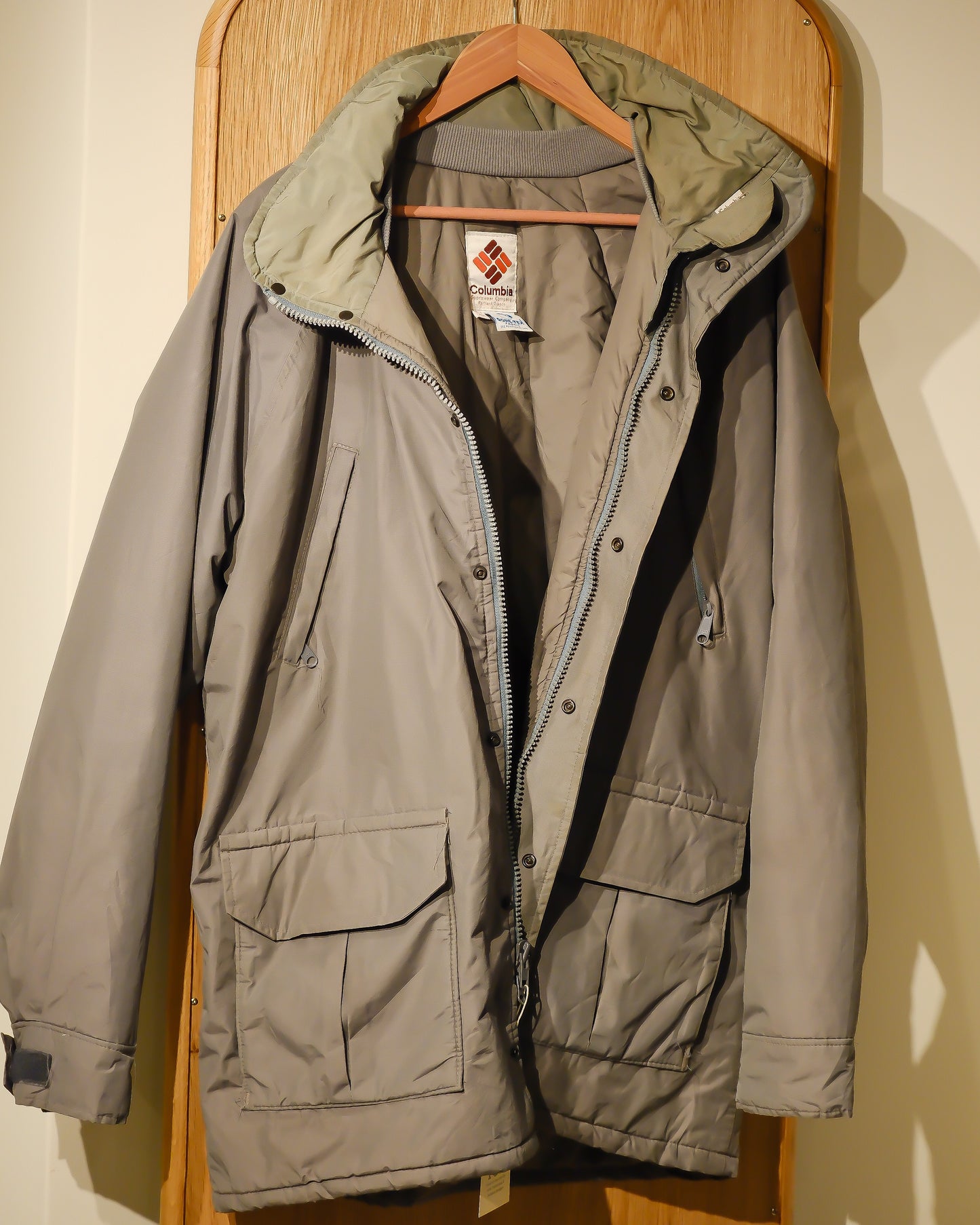 【TOD】【 MENS XL】80S COLUMBIA GORE-TEX PARKA, GREY