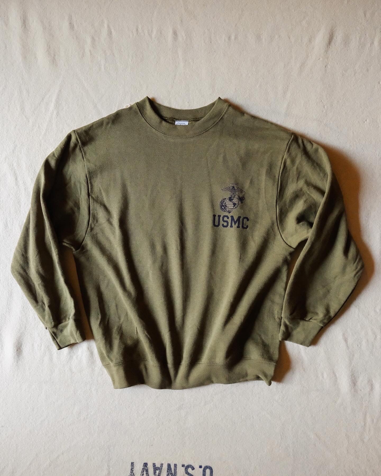 【M/残り１点】【TOD ONLINE】01S USMC TRAINING CREW SWEAT