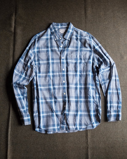 【US-L残り１点】【TOD】90s J.CREW BD Shirt Check