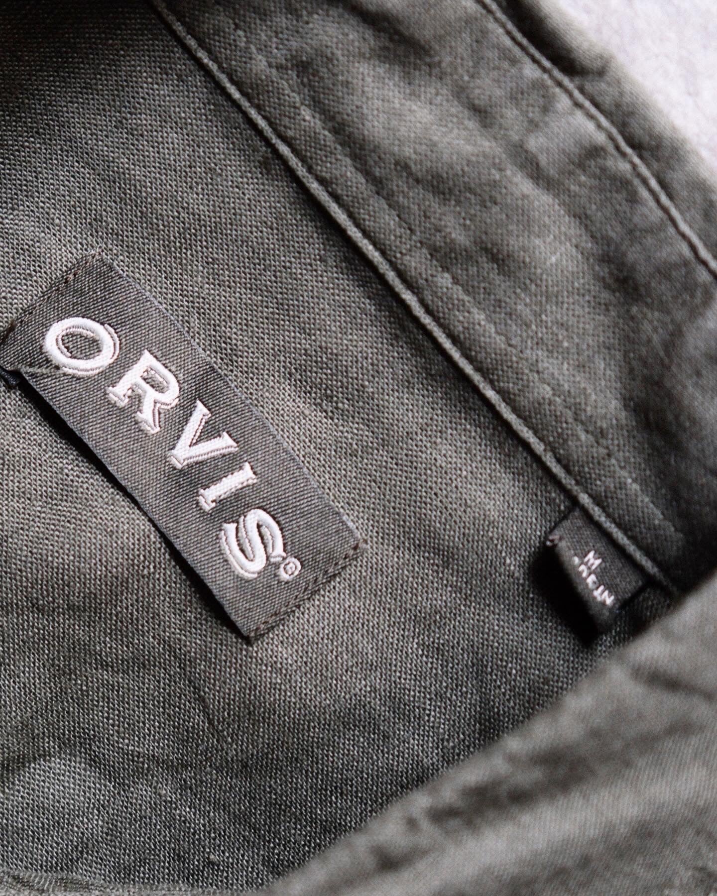 【TOD OUTDOORWEAR ARCHIVES】00S ORVIS LINEN SHIRT SHORT SLEEVE