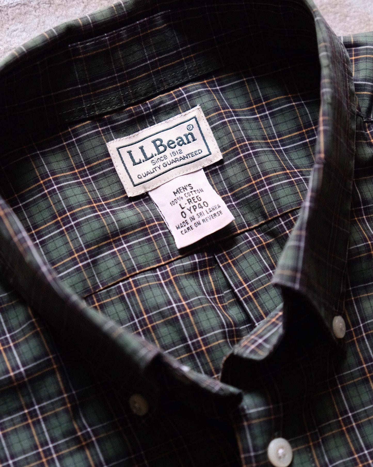 【TOD OUTDOORWEAR ARCHIVES】00S LL BEAN, SHORT SLEEVE BD SHIRT