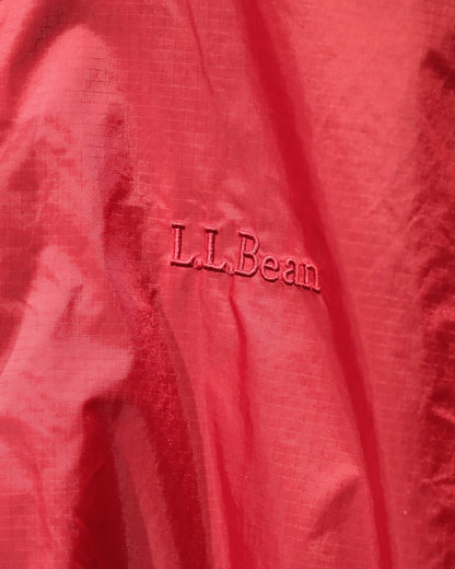 【XL/残り１点】【TOD ONLINE】00s LL BEAN  STOWAWY RAIN GEAR RED