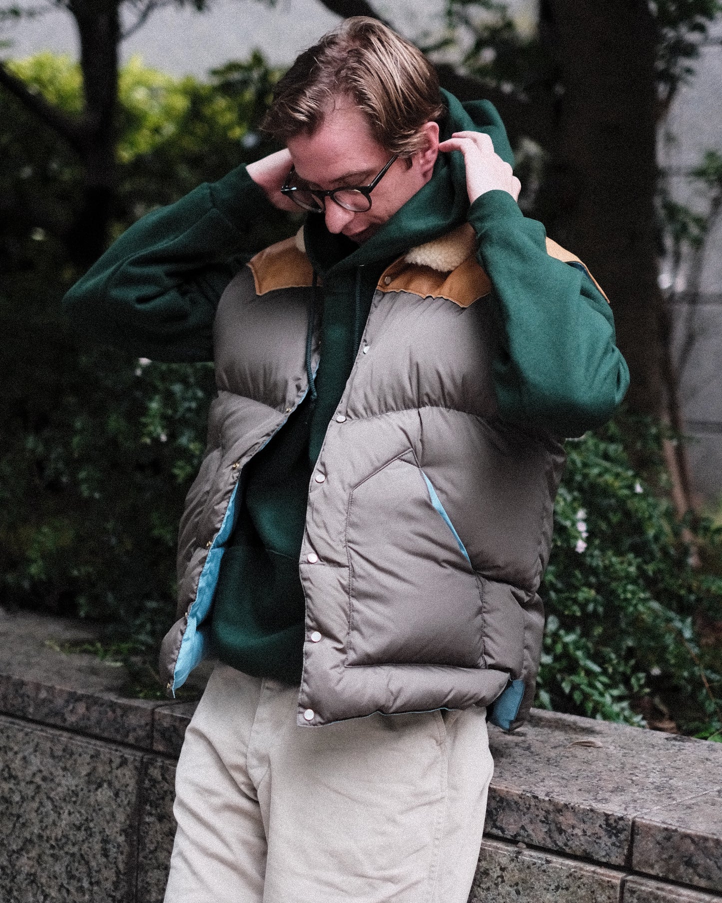 【TOD EXCLUSIVE】 ROCKY MOUNTAIN FEATHERBED , CHRISTY VEST NYLON