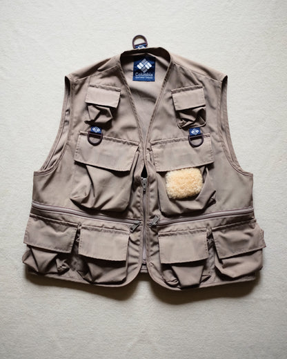 【M相当/残り１点】【TOD】80s COLUMBIA MULTI POCKET FISHING VEST