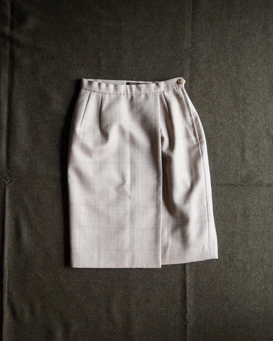 【WOMENS/残り１点】【TOD】90s BrooksBrothers Wool Skirt