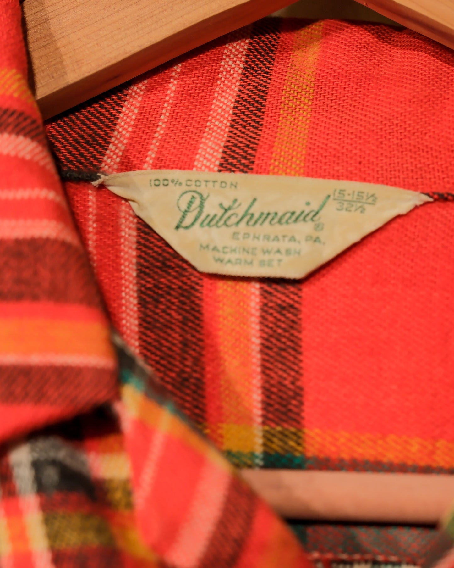 【TOD】【MENS S-M】DUTCHMAID OPEN COLLAR PLAID SHIRT