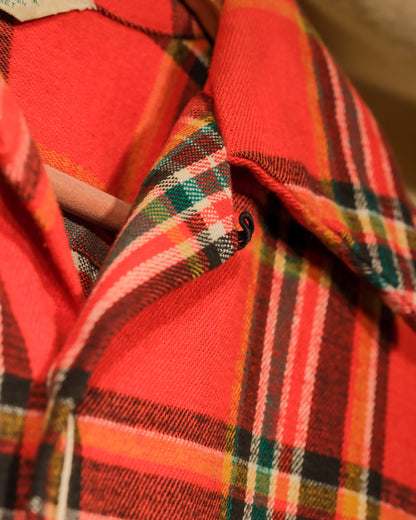 【TOD】【MENS S-M】DUTCHMAID OPEN COLLAR PLAID SHIRT