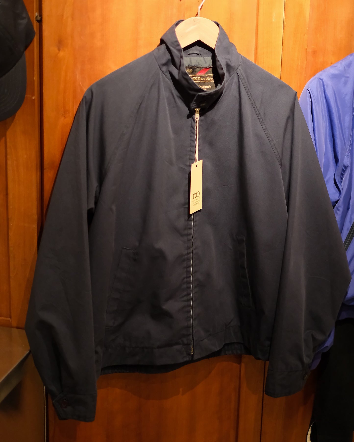 【 TOD 】【 MENS M相当】70-80S SEARS GOLF JACKET, NAVY