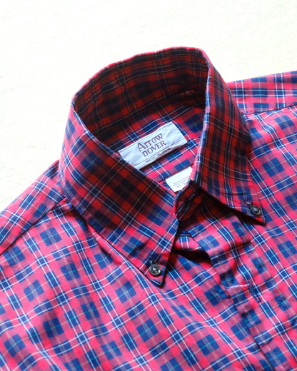 【S/残り1点】【TOD ONLINE】90S  ARROW DOVER BD SHIRT CHECK