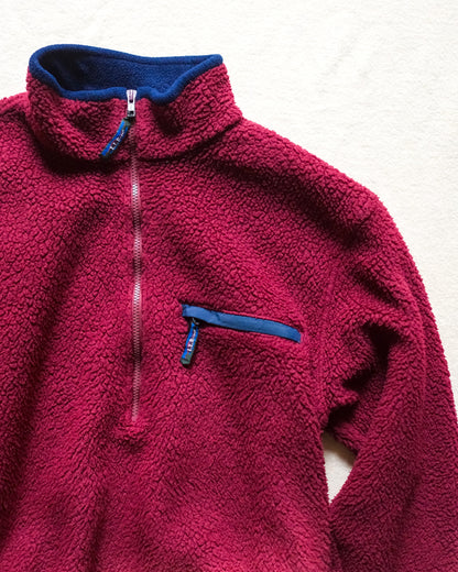 【M/残り１点】【TOD】90S LL BEAN, MOUNTAIN PILEFLEECE ZIP PULLOVER