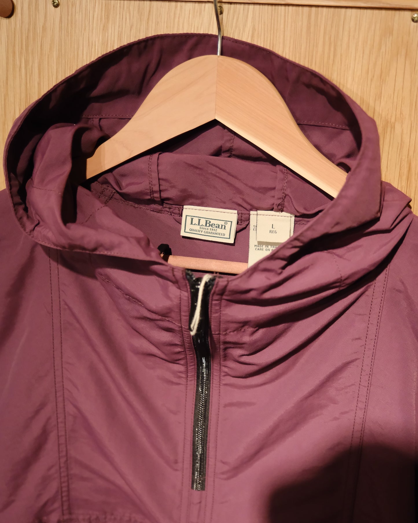 【TOD】【 WOMENS L】00S LL BEAN / NYLON ANORAK / PURPLE