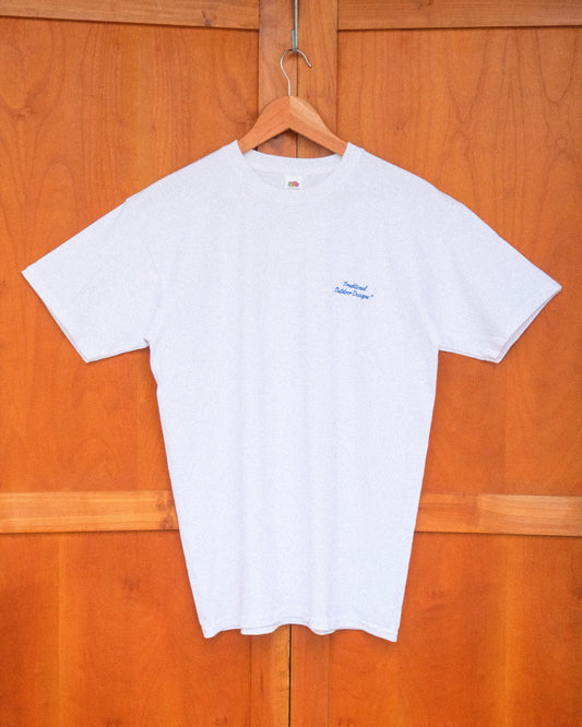 【 TOD ONLINE 】 T.O.D. Athletic Tee With Fruit of The Loom , White je