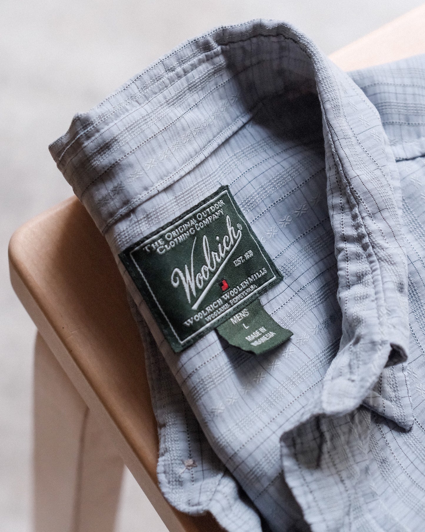 【TOD OUTDOOR ARCHIVES】90-00S WOOLRICH SHORT SLEEVE SHIRT