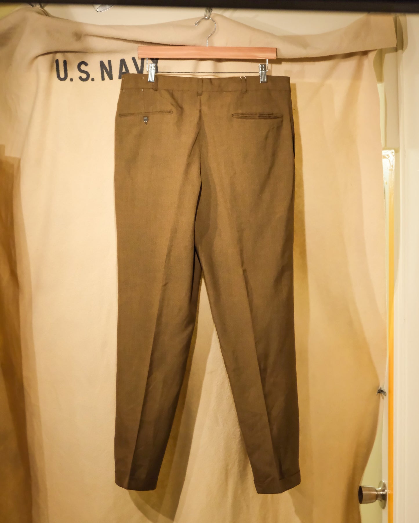 【 TOD 】【 W35 】FARAH, WOOL TROUSERS, MADE IN USA