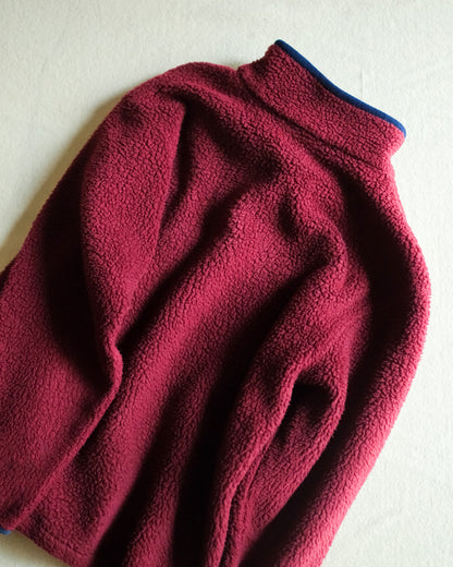 【M/残り１点】【TOD】90S LL BEAN, MOUNTAIN PILEFLEECE ZIP PULLOVER