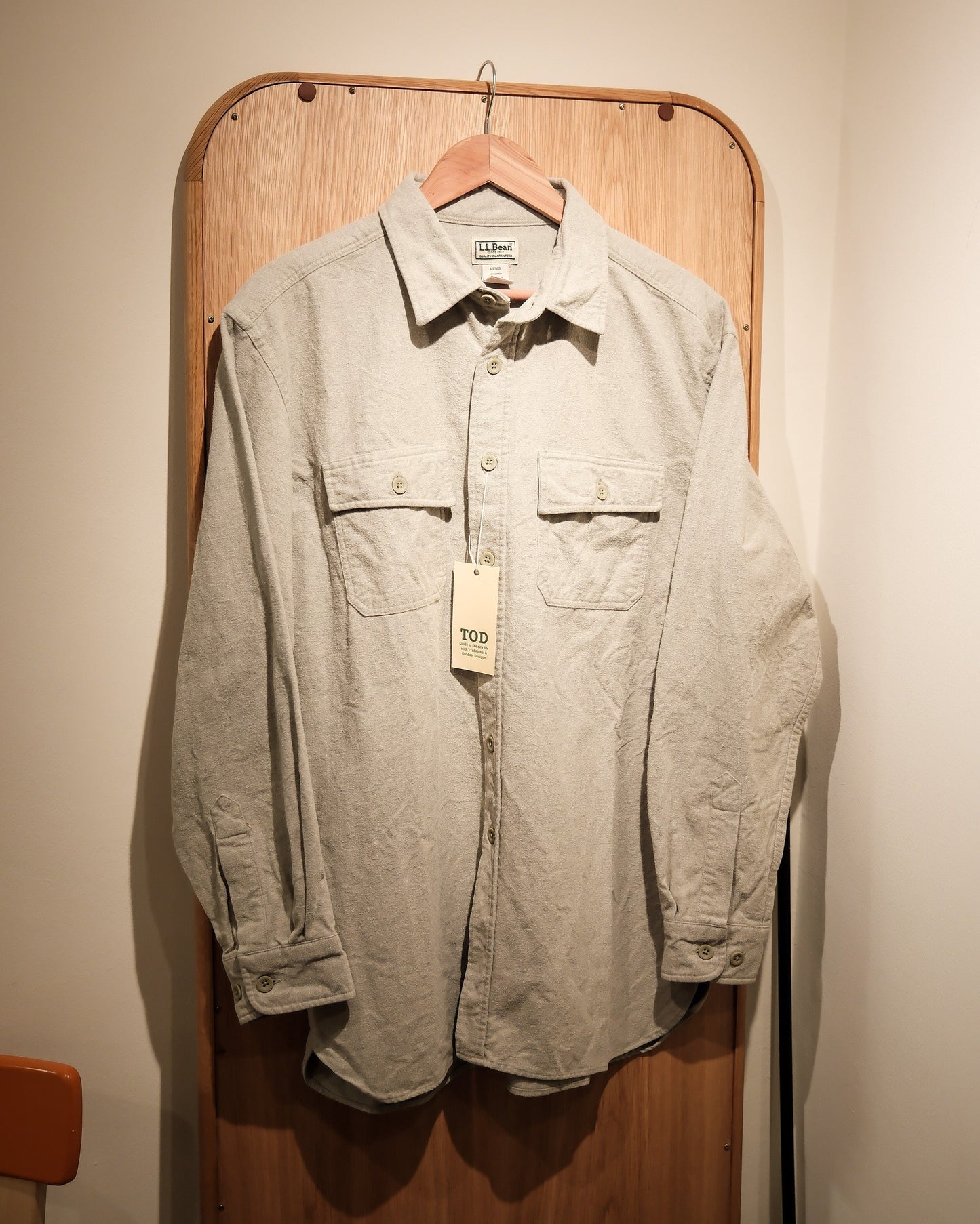 【 TOD ONLINE 】【 US L 】00S LL BEAN CHAMOIS  SHIRT, L