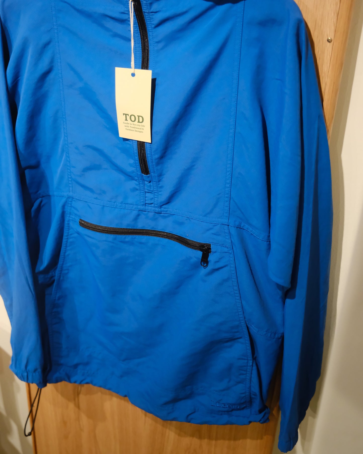 【TOD】【 MENS M】00S LL BEAN / NYLON ANORAK / BLUE