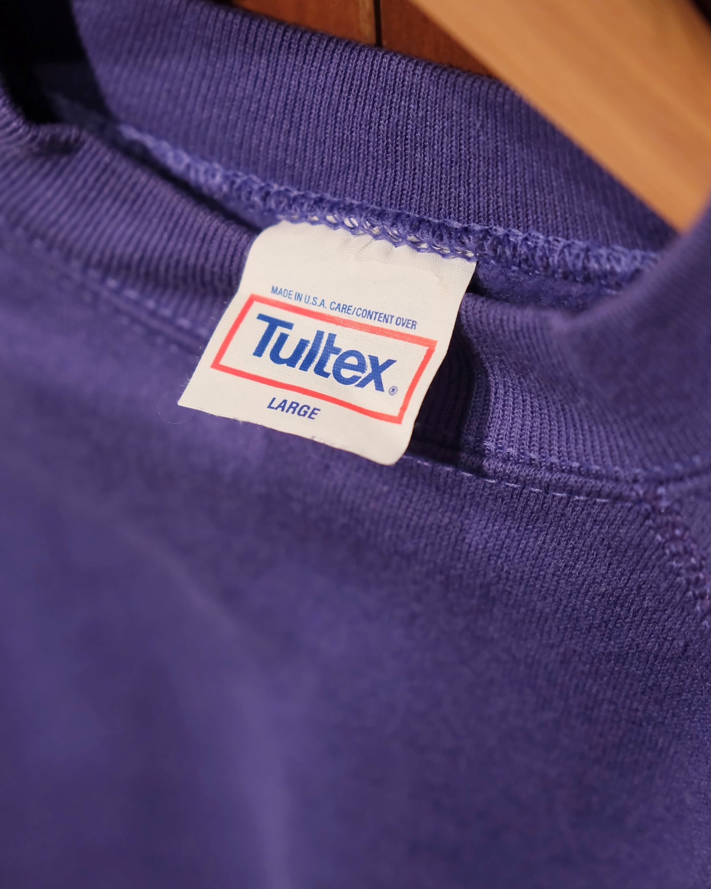 【TOD】【MENS S相当】TULEX SWEAT SHIRT, PURPLE