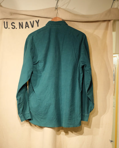 【TOD】【MENS M】80-90S IDEAL CHAMOIS SHIRT WITH MALLARD DUCK