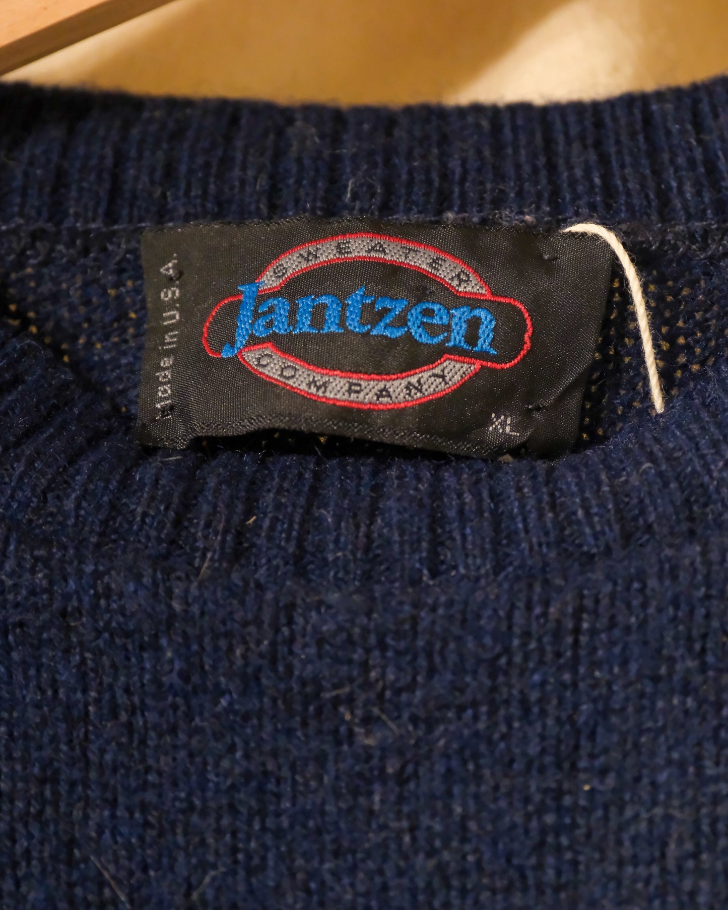 【TOD】【MENS XL】JANTZEN CREW NECK SWEATER